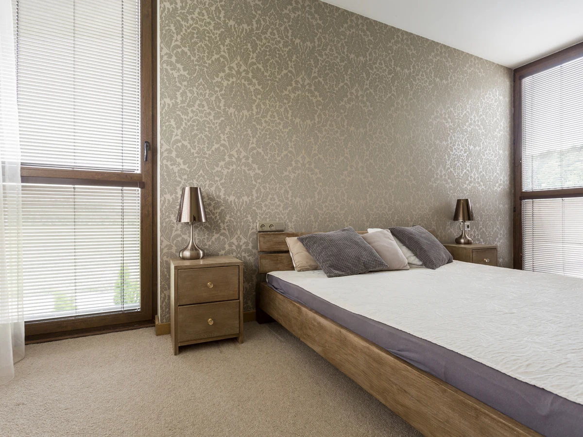 bedroom-painting-stylish-bedroom-gold-hull-decorators Stylish gold bedroom painting by Hull Decorators, interior decorators in Hedon
