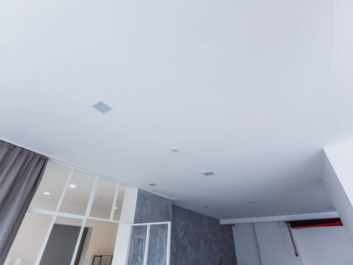 Professional painting work in Withernsea by Hull Decorators, white ceiling with recessed lighting