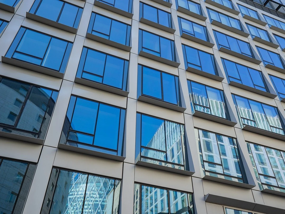 commercial-painting-modern-glass-office-hull-decorators Modern glass office commercial painting by Hull Decorators in Bridlington