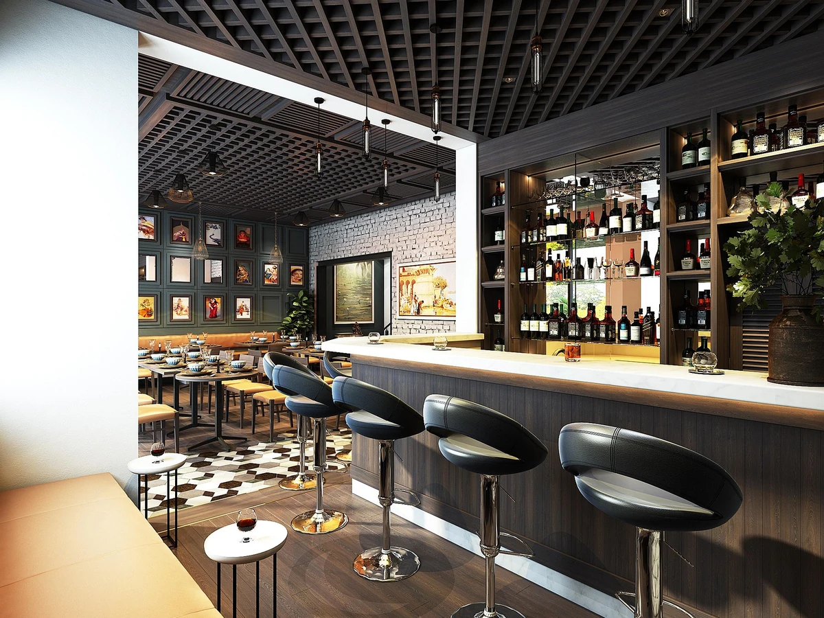 commercial-painting-upscale-bar-restaurant-hull-decorators Commercial painting of an upscale bar and restaurant by Hull Decorators, painters in Goole