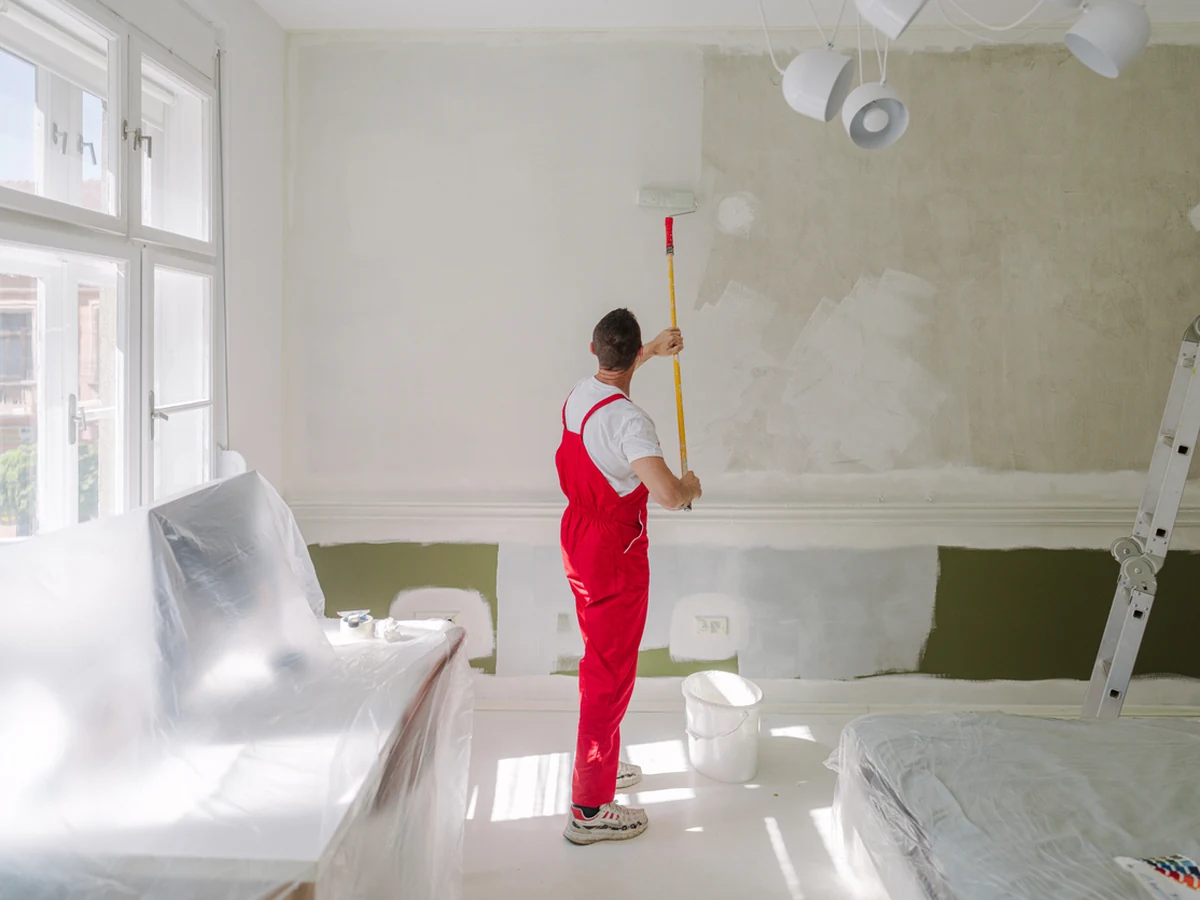 painting-decorating-painter-red-overalls-hull-decorators Painting and decorating in Patrington by Hull Decorators, professional painter in red overalls